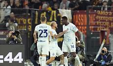 Basta Bonny, l'Inter batte la Roma all'Olimpico 1-0