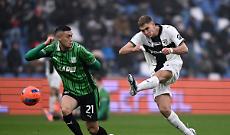 Thorstvedt e Pellegrino, finisce 1-1 il derby Sassuolo-Parma