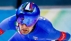 Giovannini bronzo nella mass start di Pattinaggio velocit&agrave; uomini