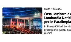 Oltre 30mila presenze per "Casa Lombardia", modello di successo verso Paralimpiadi