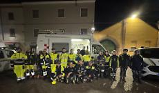 Esercitazione notturna della Protezione Civile