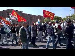IL VIDEO.  La manifestazione dei lavoratori