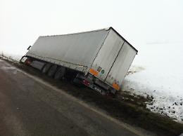 Camion fuori strada a Vidiceto