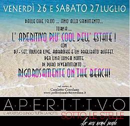 Oggi e domani aperitivo ‘Sotto le stelle’ a Casaletto Ceredano