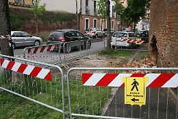 Mura crollate, nuove verifiche
per evitare altri cedimenti
