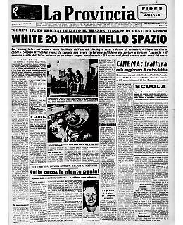  Lancio della Gemini 4: l'astronauta Edward White per 20 minuti nello spazio