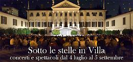 ''Sotto le stelle in villa'' - Concerti e spettacoli dal 4 luglio al 5 settembre