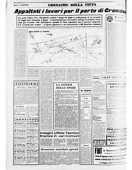 Appaltati i lavori per il porto di Cremona