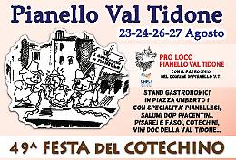 Festa del Cotechino e Grande Fiera d'Agosto a Pianello Val Tidone (Pc) Dal 23 al 27 agosto