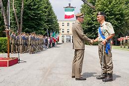 Le immagini della cerimonia del passaggio del comando alla caserma Col di Lana di Cremona
