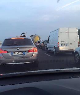 Secondo giorno di lavori
Bus deviati, code infinite