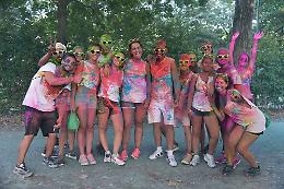Le immagini del color party dopo la River-colo run a Casalmaggiore