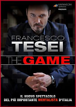 Al Ponchielli lo spettacolo 'The Game' con il mentalista Francesco Tesei 
