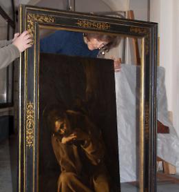 In restauro il 'San Francesco ' di Caravaggio