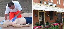 Sta male durante il pranzo, salvato dal massaggio cardiaco