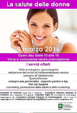 "La salute della donne" - Open Day l'8 marzo all''Ospedale di Cremona