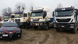 Camion rubati del valore di mezzo milione
ritrovati in un capannone a Casalmaorano