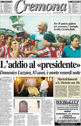 Scompare a 83 anni Domenico Luzzara, presidente per 35 anni della Cremonese