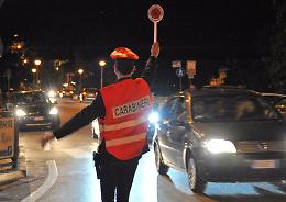 Controlli stradali dei carabinieri: a settembre una denuncia ogni due giorni
