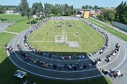 L'inaugurazione dei nuovi impianti sportivi