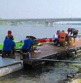 Scontro tra motoscafi sul Po, feriti tre piloti