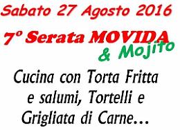 A Torricella del Pizzo la 7^ Serata Movida & Mojito