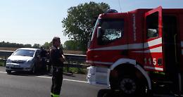 Schianto in A21, lunghe code: nessuno ferito grave