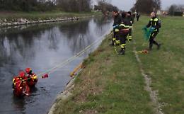 Ritrovato nel canale Vacchelli il corpo di Vittoria Staffolani