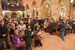 La veglia di pace al Santuario della Madonna della Fontana