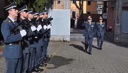 Guardia di Finanza, visita del generale Burla