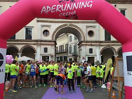 Aperunning, corsa e solidarietà per le strade di Crema