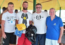 Fiera di Piazza Spagna. L'iron man &egrave; Luca