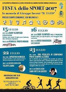 Festa dello Sport 2017 - In ricordo di Giuseppe Inverni "Tato"