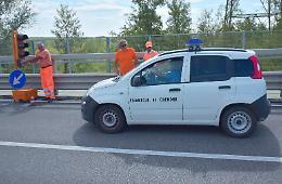 Ponte di Po chiuso al traffico