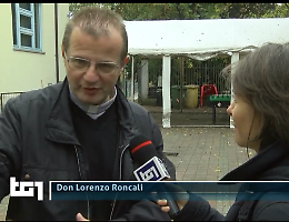 Minacce a don Lorenzo, il caso finisce sul Tg di Rai 1