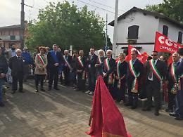 FOTO  Primi maggio: commemorazione dei morti del disastro ferroviario di Pioltello