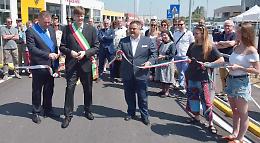 Inaugurata la rotatoria: "Diciamo stop ai lutti"