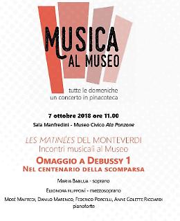 Museo Civico, tornano le domeniche musicali