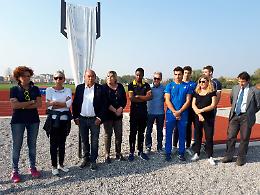 FOTO Inaugurata la pista di atletica a Ombriano