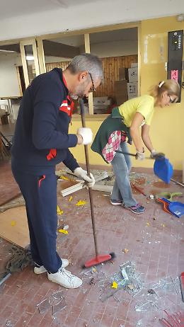 La sede Cngei ripulita dagli scout