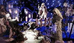 Betlemme sotto la neve nel presepe della &lsquo;Fontana&rsquo;