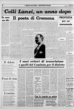 Colli Lanzi, un anno dopo