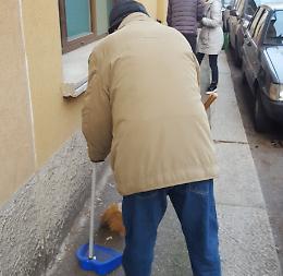 Cremona, il liutaio che da 15 anni pulisce via Manini