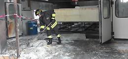 Incendio alla Blunautica di San Salvatore, si contano i danni