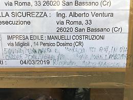 Scritta becera in via Cadore contro Baskin e Associazione Giorgia