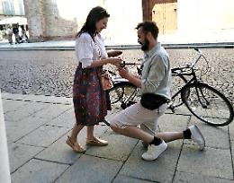 Mi vuoi sposare? Romeo e Giulietta in bici a Crema