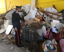 Eternit e amianto, sequestrato deposito abusivo di rifiuti pericolosi