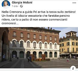 Tassa sullo zerbino, Giorgia Meloni: 'Idiozia vessatoria'