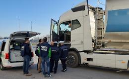 Tir e controlli: alta velocità, multa da 8 mila euro