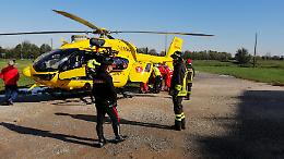 Grave incidente sulla Melotta, eliambulanza per un 19enne
